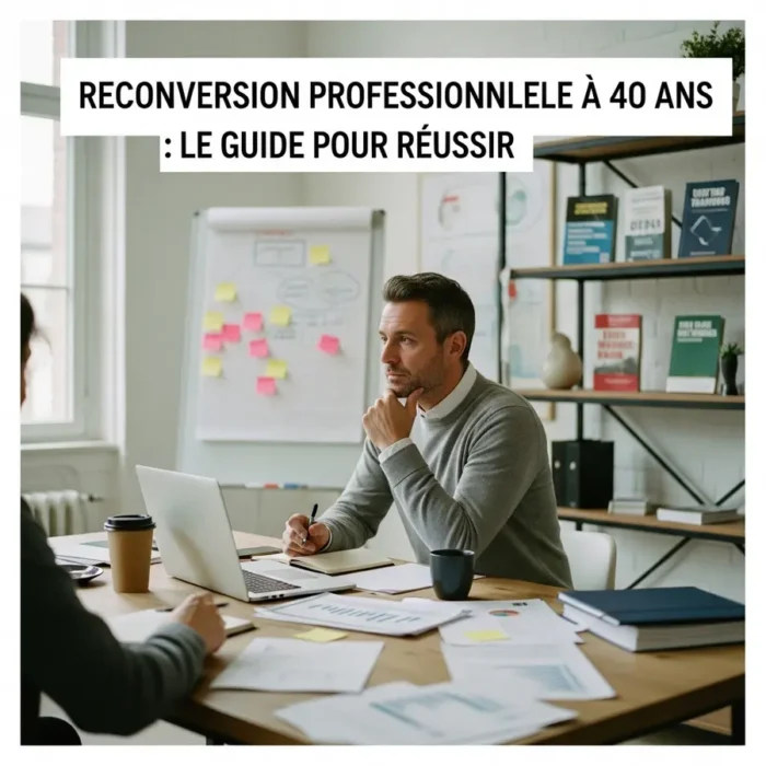 reconversion professionnelle à 40 ans
