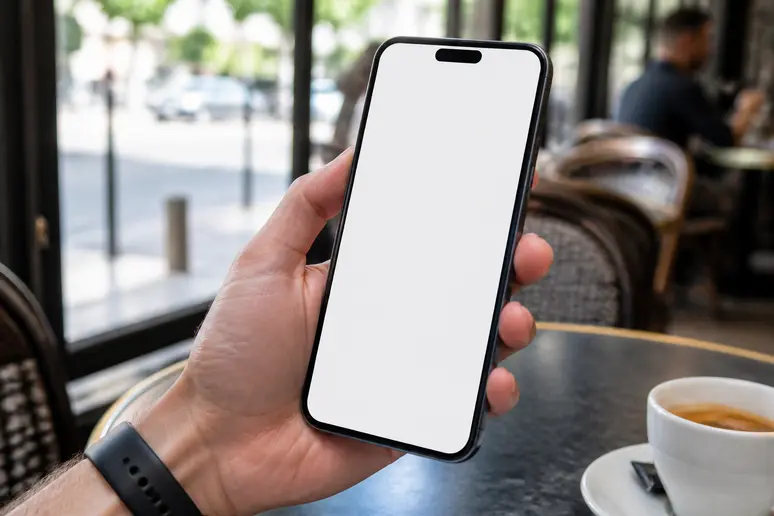 Main tenant un smartphone pour gérer le financement d'un bilan de compétences via le CPF