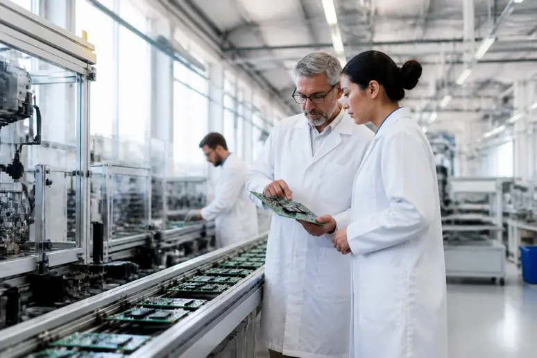 Chaîne de production et d'industrialisation d'équipements électroniques pour les postes recherchés chez Safran Fougères